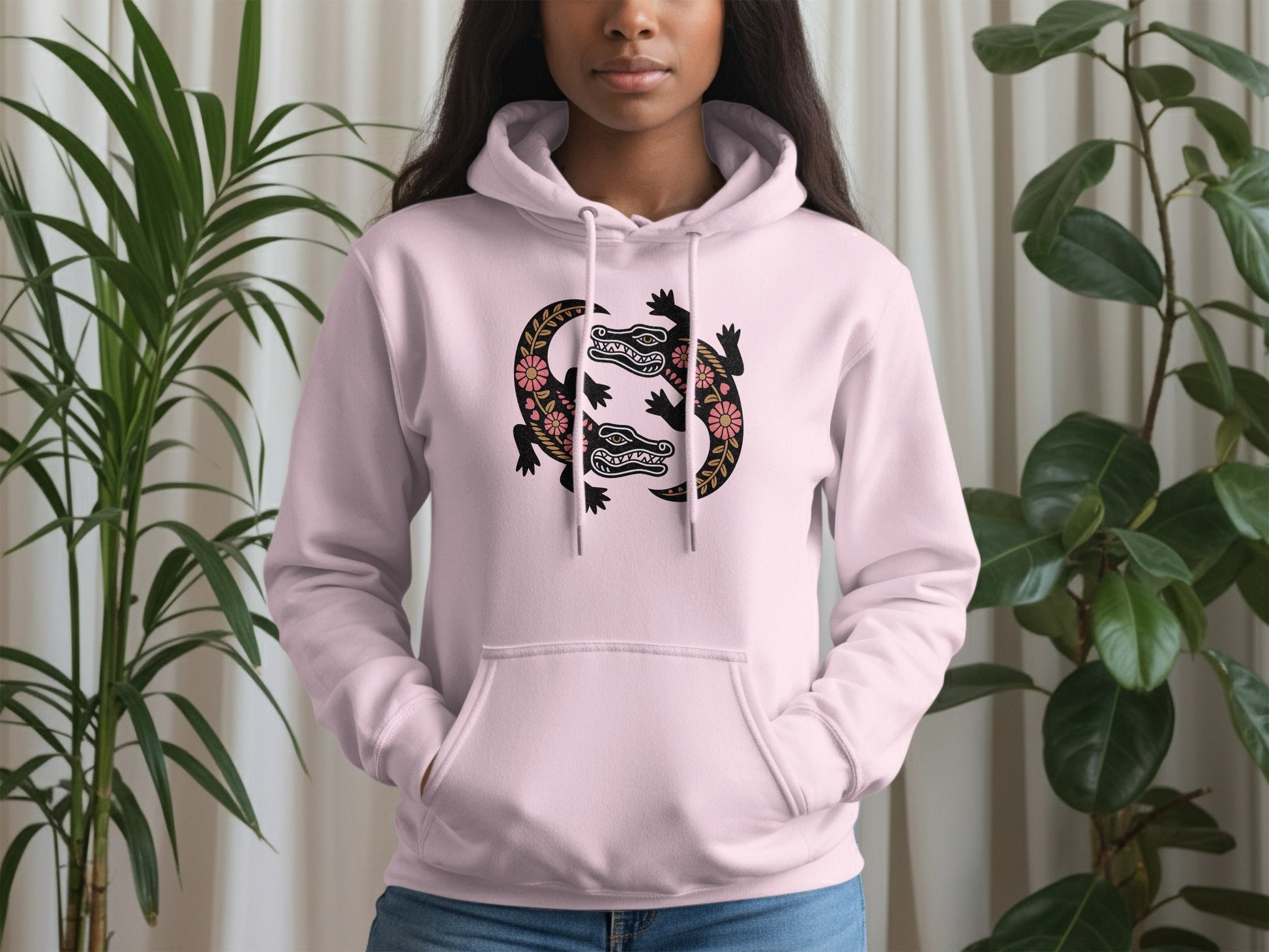 Tribal Art Pink Hoodie Stylish Fashion Product