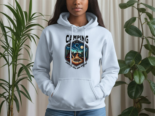 Camping Adventure Under Starry Sky Hoodie product