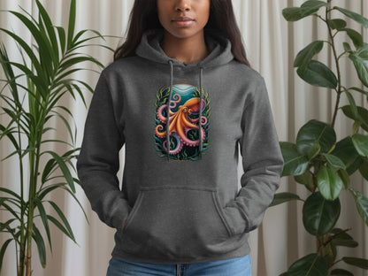 Colorful Octopus Graphic Design Hoodie product