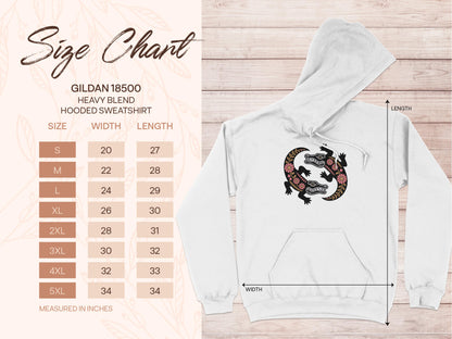 Asian Dragon Graphic Gildan Hooded Sweatshirt product